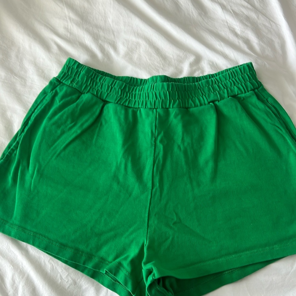 Forever 21 Green Going-Out Shorts